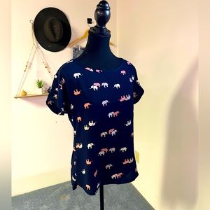 Cute Ladies Elephant Blouse 🐘